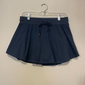 Fabletics cloud jersey flounce skort tennis skirt blue size M